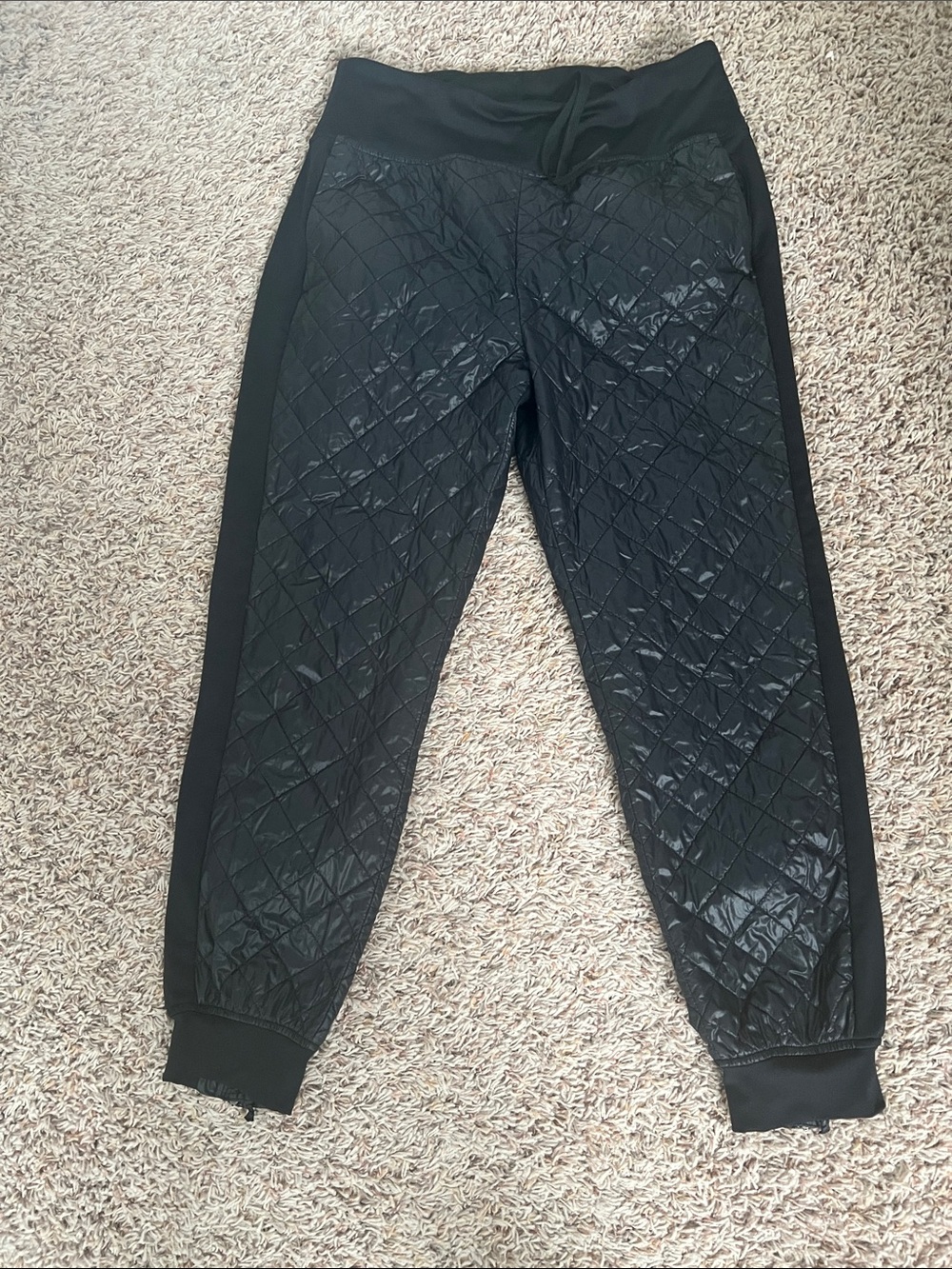 Lole Black insulated Track Joggers